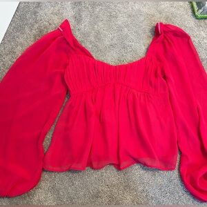Abercrombie Puff Sleeve Blouse
